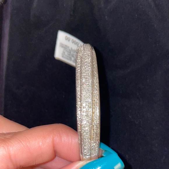 Macys Fine Jewelry Diamond Bracelet Bangle Women’s - Picture 4 of 8